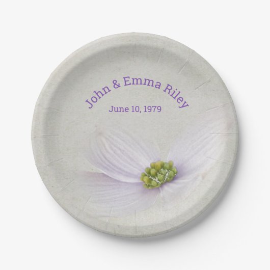 Jubileum partijventiel papieren bordje (Voorkant)