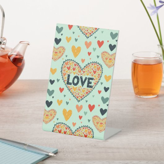 Jubileum Party Invitation Table Pickets Reclamebord Met Voetstuk (Insitu)