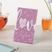 Jubileum Party Invitation Table Pickets Reclamebord Met Voetstuk (Insitu)