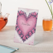 Jubileum Party Invitation Table Pickets Reclamebord Met Voetstuk (Insitu)