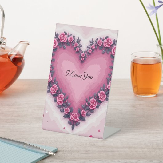 Jubileum Party Invitation Table Pickets Reclamebord Met Voetstuk (Insitu)