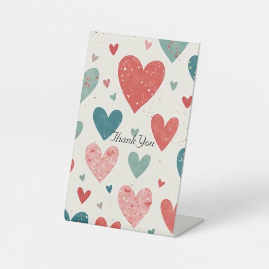 Jubileum Party Invitation Table Pickets Reclamebord Met Voetstuk (Voorkant)