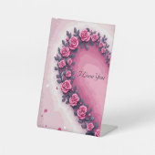 Jubileum Party Invitation Table Pickets Reclamebord Met Voetstuk (Voorkant)