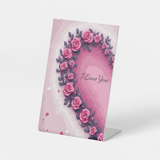 Jubileum Party Invitation Table Pickets Reclamebord Met Voetstuk (Voorkant)