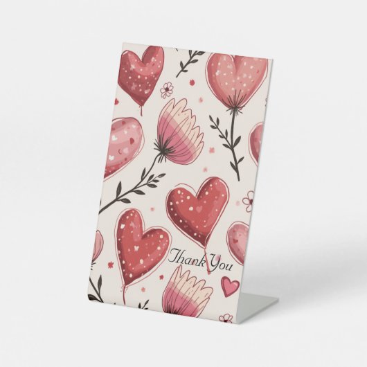 Jubileum Party Invitation Table Pickets Reclamebord Met Voetstuk (Voorkant)