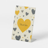 Jubileum Party Invitation Table Pickets Reclamebord Met Voetstuk (Voorkant)