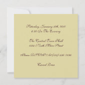 Jubileum Party Morrocan Nights Kaart (Achterkant)