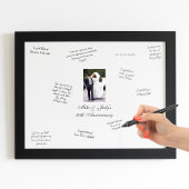 Jubileum Party Ondertekening Gastboek Alternatief Foto Afdruk