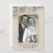 Jubileum Party Starfish Photo Lijst Kaart (Voorkant)