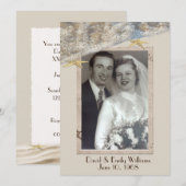 Jubileum Party Starfish Photo Lijst Kaart (Voorkant / Achterkant)