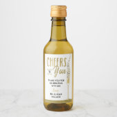 Jubileum Party Wijnfles Favoriet Label Wijn Etiket (Voorkant)