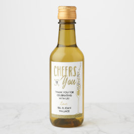 Jubileum Party Wijnfles Favoriet Label Wijn Etiket