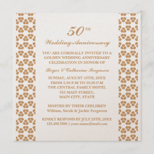 Jubileum  patroonweddenschap kaart