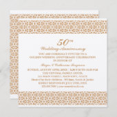 Jubileum  patroonweddenschap kaart (Voorkant / Achterkant)