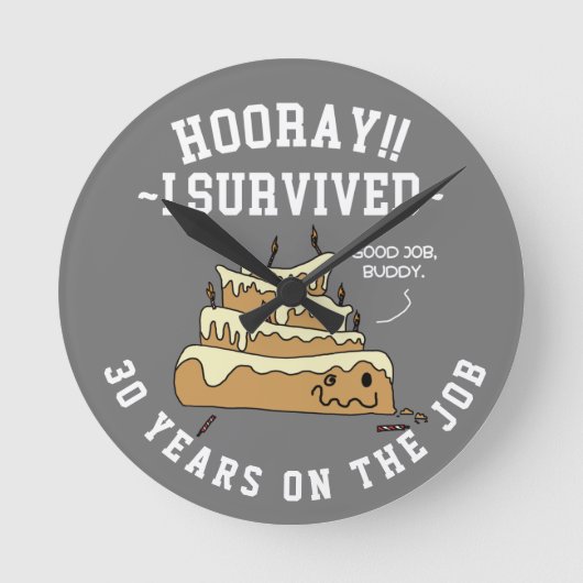 Jubileum Personeelswaardering werk Aangepast Ronde Klok (Voorkant)