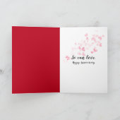 Jubileum-pianotoetsenbord met Rozen petals Kaart (Binnen)