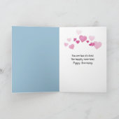 Jubileum pinguïn paar op een ijsberg kaart (Binnen)