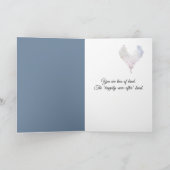 Jubileum pinguïns langzaam dansen kaart (Binnen)