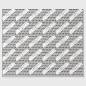 Jubileum Platinum twintigste bruiloft Cadeaupapier (Vlak)