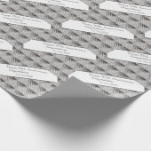 Jubileum Platinum twintigste bruiloft Cadeaupapier (Hoek)