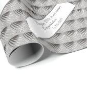 Jubileum Platinum twintigste bruiloft Cadeaupapier (Rol Hoek)