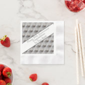 Jubileum Platinum twintigste bruiloft Servet (Insitu)