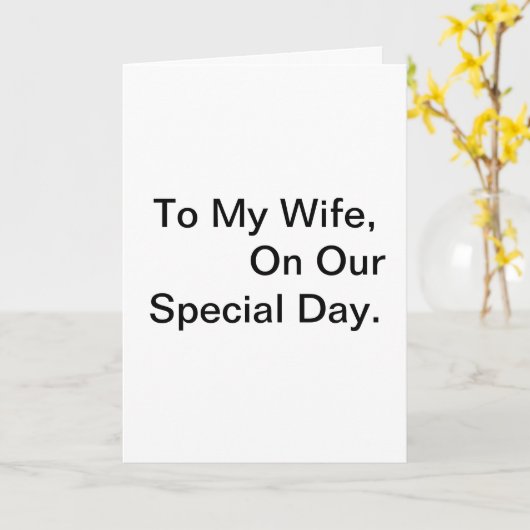 Jubileum Poem Kaart (Gele Bloem)