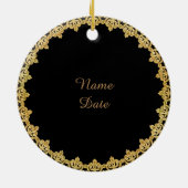 Jubileum Priest Ordination - voeg YYName Date toe Keramisch Ornament (Achterkant)