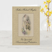 JUBILEUM PRIESTER WIJDING JESUS KROONT KAART (Gele Bloem)