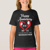 Jubileum quarantined custom T-Shirt (Voorkant)