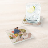 Jubileum Quarrel Glazen Onderzetter (Schuin)