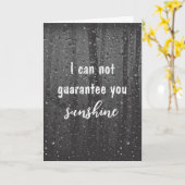 Jubileum Raindrops Kaart (Gele Bloem)