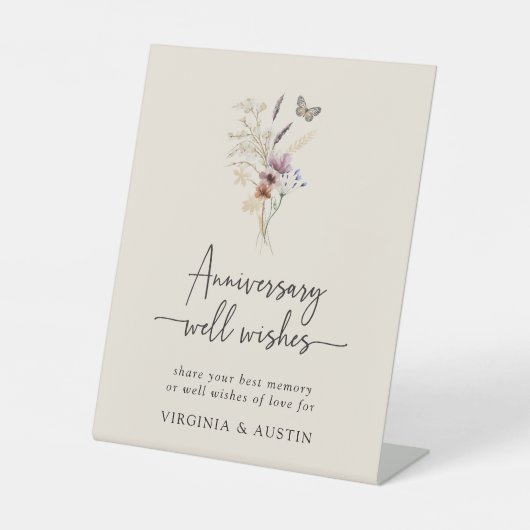 Jubileum Reclamebord Met Voetstuk (Voorkant)