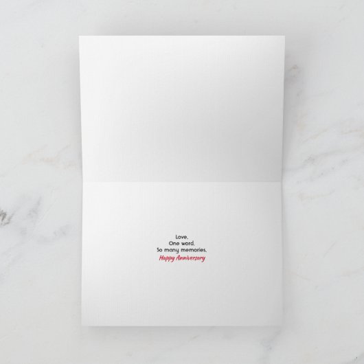 Jubileum rode hartslag kaart (Binnen)