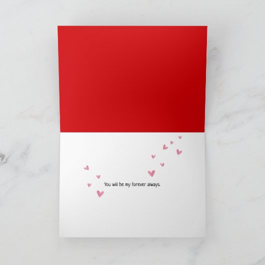 Jubileum romance pop en beer kaart (Binnen)