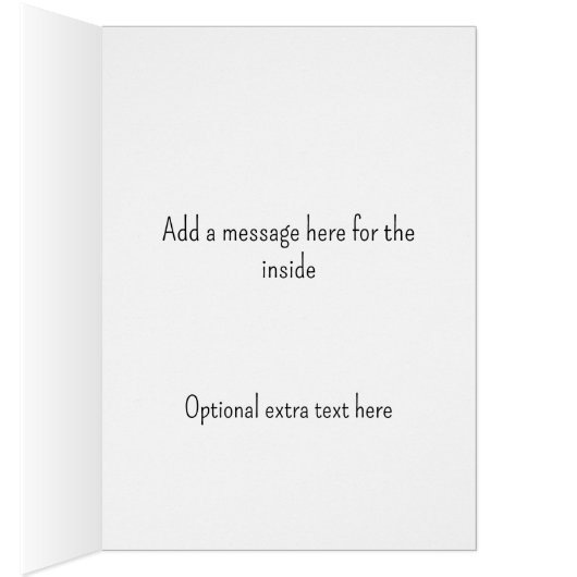 Jubileum Romantic - Aangepaste foto en tekst (Binnen (Rechts))