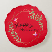 Jubileum Rond Kussen (Achterkant)