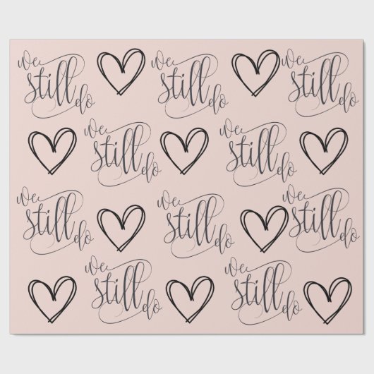 Jubileum Roos Thema Cadeaupapier (Vlak)