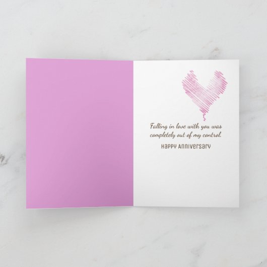 Jubileum Roze Rozen Op Zand Kaart (Binnen)