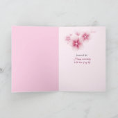 Jubileum roze tulpen in water kaart (Binnen)