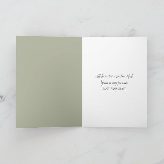 Jubileum Rozen en champagne-Kaart Kaart (Binnen)