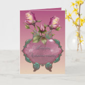 Jubileum Rozen... Kaart (Gele Bloem)
