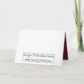 Jubileum Rozen Kaart (Achterkant)