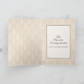 Jubileum Rozen op Damask Kaart (Binnen)