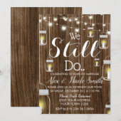 Jubileum Rustige stringlights Kandellichten Kaart (Voorkant / Achterkant)