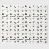 Jubileum Schattige paar 🎉 Samen ouder worden Cart Cadeaupapier (Vlak)