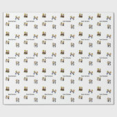 Jubileum Schattige paar 🎉 Samen ouder worden Cart Cadeaupapier (Vlak)