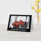 Jubileum, schilderij van china kaart (Gele Bloem)