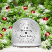 Jubileum Silver Lijst Sneeuwbol (Kerstmis)