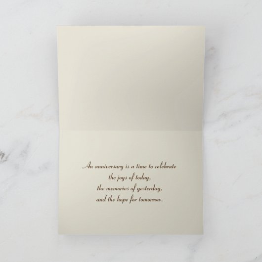 Jubileum Snapshot en envelop Kaart (Binnen)